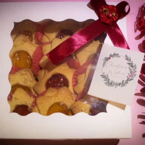 Italian occhi di bue , frolla with jam